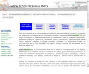 softwareambiental.com: Software de gestiÃ³n ambiental
Software ambiental, para gestiÃ³n y control ambiental con herramientas colaborativas, seguimiento remoto y un grupo de expertos consultores ambientale