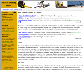 climbingwallparts.com: Climbing Wall Parts -- Building Supplies
Parts and supplies for building your own rock climbing practice wall.  Large selection of components.