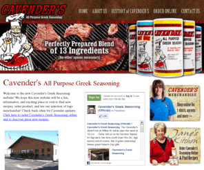 greekseasoning.com: Cavender's Greek Seasoning - All Purpose Seasoning - Harrison, Arkansas
S-C Seasoning Company offering Cavender's Greek Seasoning.