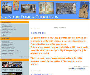 notredamecourthezon.com: Le blog de l'ecole Notre Dame de Courthezon
0