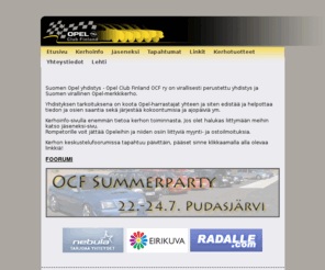 opelclubfinland.fi: Opel Club Finland - OCF
Opel Club Finland - OCF