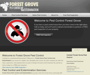 pestcontrolforestgrove.com: Reliable Pest Control in Forest Grove | Forest Grove Pest Control
Forest Grove Pest Control and Extermination provides reliable pest services to ever family and business in the Forest Grove Oregon area.