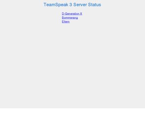 team-hro.net: TS3 Status
