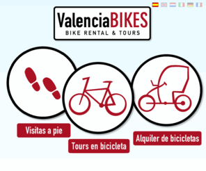 valenciabikes.com: Valencia BIKES | Alquiler de bicicletas, visitas guiadas en bicicleta, visitas guiadas a pie en Valencia (España)
Valencia BIKES | Bike Rental, Segways Tours & Bike Tours in Valencia (Spain)