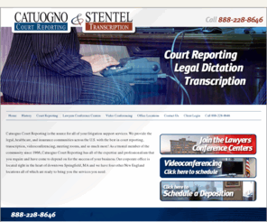 catuogno.us: Catuogno Court Reporting
Give our Digital Dictation Tools a try and get more done
Our Dictation technology allows you to be more responsive to your clients legal needs. Waste