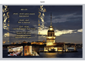 kizkulesi.com.tr: .: KIZKULESI :. - Restaurant, Istanbul
Bugün gündüzleri cafe-restaurant, akşamları ise özel restaurant olarak yerli ve yabancı ziyaretçilerine hizmet veren Kızkulesi, düğün, toplantı, lansman, iş yemeği gibi pek çok özel davet ve organizasyona da ev sahipliği yapmaktadır. 