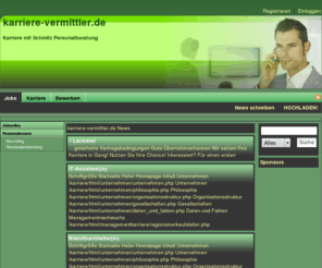 karriere-vermittler.de: Karriere Vermittler  Personalvermittler News
  bei www.karriere-vermittler.de
