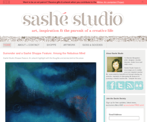 sashestudio.com: Sashe Studio
A visual diary of an artist's story, in pursuit of a mindful creative life; despite the scary.