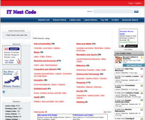 itnextcode.co.uk: Directory
This is the link directory where you can submit the URL to your homepage. Powered by PHP Link Directory.