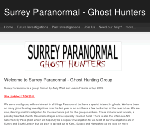 surreyparanormal.co.uk: Surrey Paranormal Ghost Hunting Group
Surrey Paranormal Ghost Hunters Group