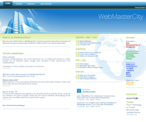 webmastercity.nl: WebMasterCity V4 •  home
Beschrijving