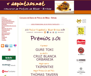 depintxos.net: Concurso de Bares de Pintxos Bilbao-Bizkaia
12.txapelketa. Bares de  pintxos. Bilbao-Bizkaia