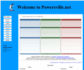 powersville.net: Powersville.net Home and Weather Page.
