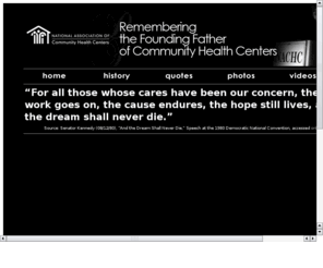 rememberingteddy.com: Senator Edward M. Kennedy | Memoriam Page
This is the home page for the National Association of Community Health Centers, Inc. | Edward M. Kennedy | Memoriam Page.