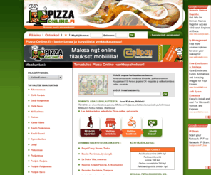 nettipizza.net: Nettipizza.net - Täällä ne kaikki pizzat on!
Nettipizza.net - kaikki suosikkipizzeriasi ja ruokalistat, sekä verkkotilausmahdollisuus yhden osoitteen alla