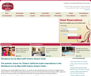 residenceinnontario.com: Ontario Hotels: RESIDENCE INN BY MARRIOTT® ONTARIO AIRPORT HOTEL Ontario California
Residence Inn Ontario Airport Hotel, the premier choice for Ontario hotels, near California Speedway and Ontario Mills Mall.