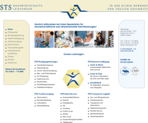 sts-echt-lecker.org: STS-Hauswirtschafts Leistungen: Home
Ob Klinik, Kita, Schule, ob Behörde, soziale Institution oder Senioreneinrichtung: Wir von STS sind gern Ihr verlässlicher Partner für alle Haus- wirtschaftsbereiche.