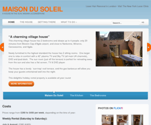 maisondusoleil.co.uk: Maison Du Soleil | A house in the sun, Nissan Lez Ensérune
