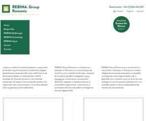 rebina.ro: Rebina Group - salcie energetica, energie verde, energie din resurse regenerabile, biocombustibili, combustibili fosili, combustibili regenerabili
REBINA Group Romania este promotorul producerii de energie electrica si termica din resurse regenerabile si biocombustibili pentru comunitati locale si regionale | salcie energetica, energie regenerabila