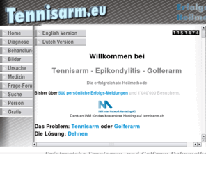 tennisarm.ch: Erfolgreichste Tennisarm & Golfarm Heilmethode
