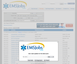 iaemtjobs.com: Jobs | EMS Jobs
 Jobs. Jobs  in the emergency medical services (EMS) industry. Post your resume and apply for EMS jobs online. Employers search resumes of job seekers in the emergency medical services (EMS) industry.