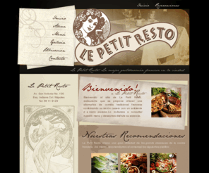 lepetitresto.com: Le Petit Resto :: Inicio
