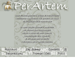 perartem.com: ...PerArtem... HOMEPAGE
Restauri di opere d'arte, decorazioni d'interni e finiture decorative. Visita il nostro sito.