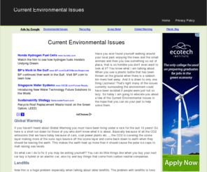 currentenvironmentalissues.org: Current Environmental Issues
current environmental issues