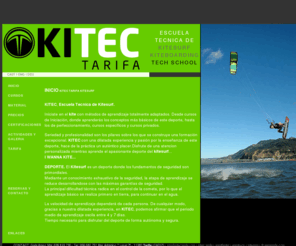kite.es: INICIO :: Kitec Tarifa :: ESCUELA TECNICA DE KITESURF | KITEBOARDING TECH SCHOOL Kitesurfing courses
Kitec Tarifa Escuela kite kiteschool kitesurf