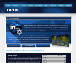 wpfhmi.net: OPC WPF HMI.NET
Windows Presentation Foundation controls for real-time updates from OPC Servers, OPC Clients, .NET Applications, and databases.
