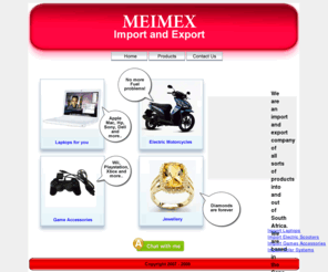 meimex.com: Import and Export - Meimex
Import and Export - Meimex is a South African company that sources a variety of products.