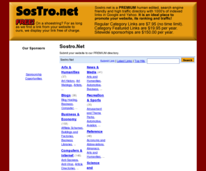 sostro.net: Free Website Directory by Sostro.Net
