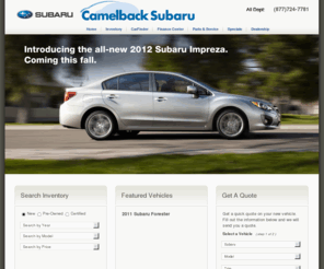 camelbackvwmazdasubaru.com: Subaru Dealer Phoenix | Scottsdale Peoria Chandler Subaru | Camelback Subaru
Visit Camelback Subaru for a variety of new and used cars by Subaru in the Phoenix area. Our greater Scottsdale, Chandler and Peoria Subaru dealership is ready to assist you!