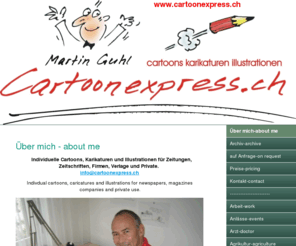 cartoonexpress.ch: Über mich-about me - martinguhlcartoonss Jimdo-Page!
