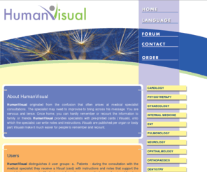 humanvisual.com: HumanVisual, menselijke anatomie, afbeeldingen van organen en lichaamsdelen
HumanVisual toont illustraties van menselijke organen en lichaamsdelen.
De afbeeldingen geven inzicht in de anatomie en kunnen desgewenst geprint worden.