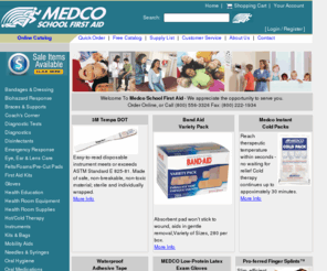 medco-collegehealth.com: Medco School First Aid
Sports Medicine and Instruments for Athletics, Sports Fans, Schools Nurse, People of all Trade. Sports Products: Braces and Supports, Compression Shorts/Pants/Shirts, Sweat It Out