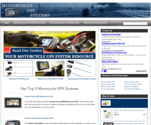 motorcyclegpssystems.net: Save 30-70% on Motorcycle Gps Systems Here!
We Review and Compare all different makes and models of Motorcycle Gps Systems. Free shipping on most Motorcycle GPS Systems.