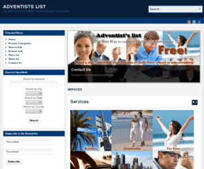 adventistslist.com: Adventists List | The best way to connect Professional Adventists
The best way to connect Professional Adventists