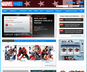 auntmaygames.com: Marvel.com: The Official Site | Iron Man, Spider-Man, Hulk, X-Men, Wolverine and the heroes of the Marvel Universe.Comics,  News, Movies and Video Games | Marvel.com
Enter Marvel.com, the best place to connect with other fans and get news about comics&#039; greatest super-heroes: Iron Man, Thor, Captain America, the X-Men, and more.