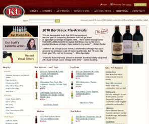 bestbuywineclub.com: K&L Wine Merchants -
        Thousands of rare and collectable wines including French wines, Italian wines, California wines, old and rare, red wines, white wines, fine wines, wine clubs... the most comprehensive list of wines online. K and L Wine Merchants
