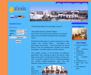 m-pulse.net: Alexia Hotel Apartments Ayia Napa - Review in Cyprus (Agia Napa)
Cyprus. Welcome to Alexia Hotel Apartments, self catering and long stayers accommodation apartments in Cyprus, Ayia Napa, Agia Napa