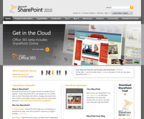 sharedsourcephilosophy.biz: Collaboration Software for the Enterprise - SharePoint 2010
SharePoint collaboration software helps simplify business intelligence, content management, search, and sharing for intranet and internet sites.