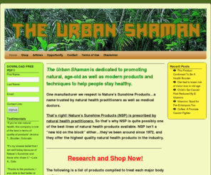 shopforvitaminsandminerals.com: THE URBAN SHAMAN
 The Urban Shaman -  