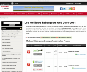 comparaison-hebergement.com: Meilleur Hebergement web 2010-2011 - Top hebergeur Web hosting
Comparatif des meilleurs hébergeur web en France, Américain USA, Canada. Trouver le top 10 Hebergeur web, serveur dédié, serveur virtuel ou e-Commerce