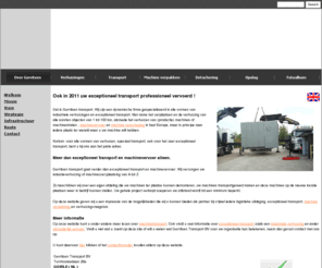 gerritsentransport.nl: Exceptioneel transport en machineverhuizingen ? W.J. Gerritsen Transport, de specialist !
Gerritsen Transport staat voor professioneel machinevervoer en exceptioneel transport. Lees meer over onze deskundige aanpak!