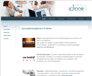 idinno.be: Idinno - Ideas & Innovation >  Home
Idinno - Ideas & Innovation