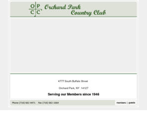 orchardparkcc.com: Orchard Park Country Club
Welcome to Orchard Park Country Club.