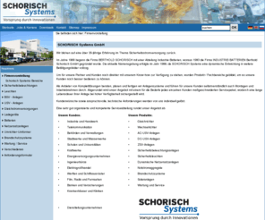 schorischsystems.com: Wir ueber uns
Schorisch Systems GmbH