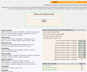 cromnet.ro: promovare web gratuita
promovare web a site-rilor prin inscrire in directoare web