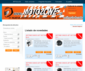 motozone.es: Tienda motos Zaragoza - Recambios Motos - Motozone
Tiendas de motos en Zaragoza. Recambios y accesorios para la moto. Motos Motozone.